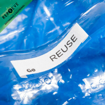 Etiqueta reciclada para roupas