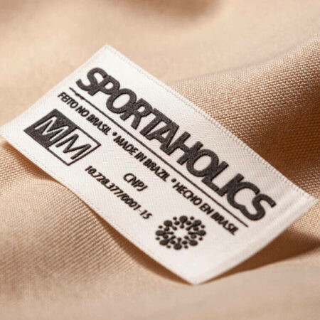 Etiquetas para roupas com impressão 3d sportholics