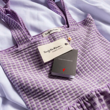 TAGS etiqueta de tecido para roupas personalizadas TWENTY FOUR SEVEN