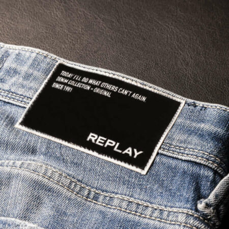 Etiqueta decorativa para calça jeans REPLAY