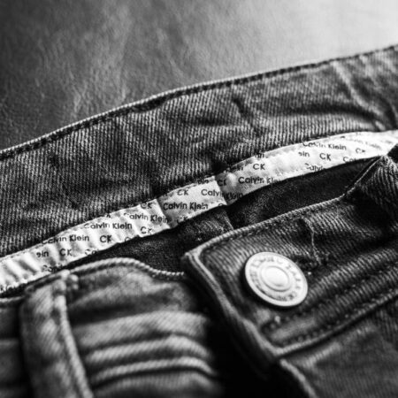Fita Galão para acabamento interno de calça jeans CALVIN KLEIN