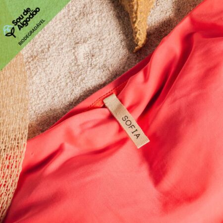 Etiqueta sustentável de algodão BCI para moda praia SOFIA
