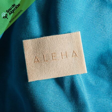 Etiqueta sustentável e personalizada de algodão BCI para roupas ALEHA