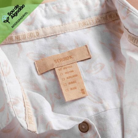 Etiquetas para roupas algodão bci sergio k
